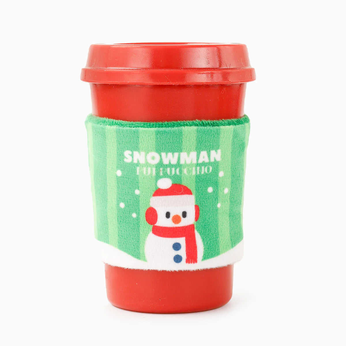 Hugsmart Snowman Puppuccino Rubber Toy