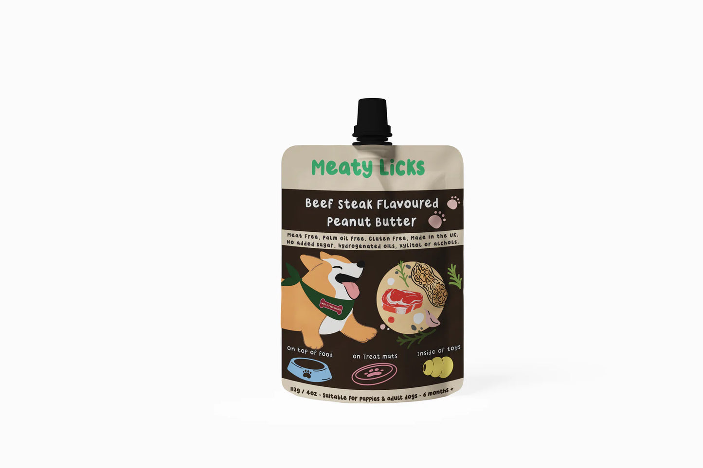 Meaty Licks Peanut Butter