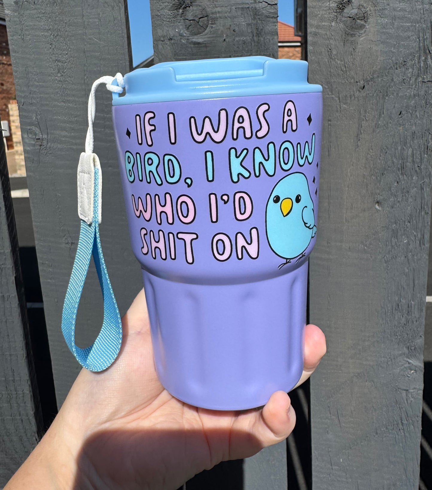 Bird Design Travel Cup