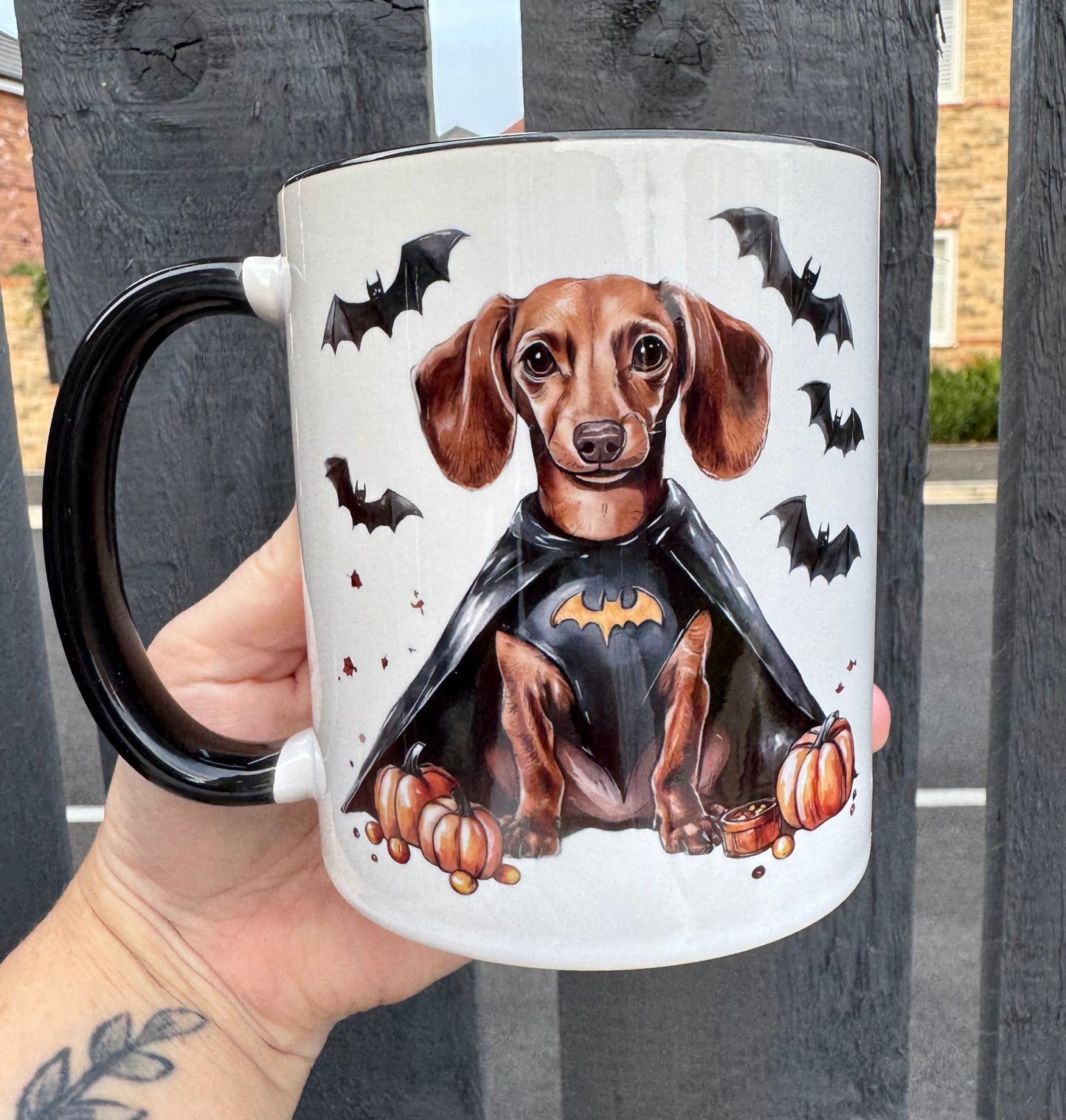 Halloween Pup Mug - Various Breeds To Choose From
