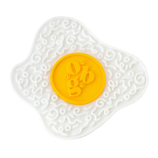 Ollie b good Sunny Side Up Egg Lick Mat