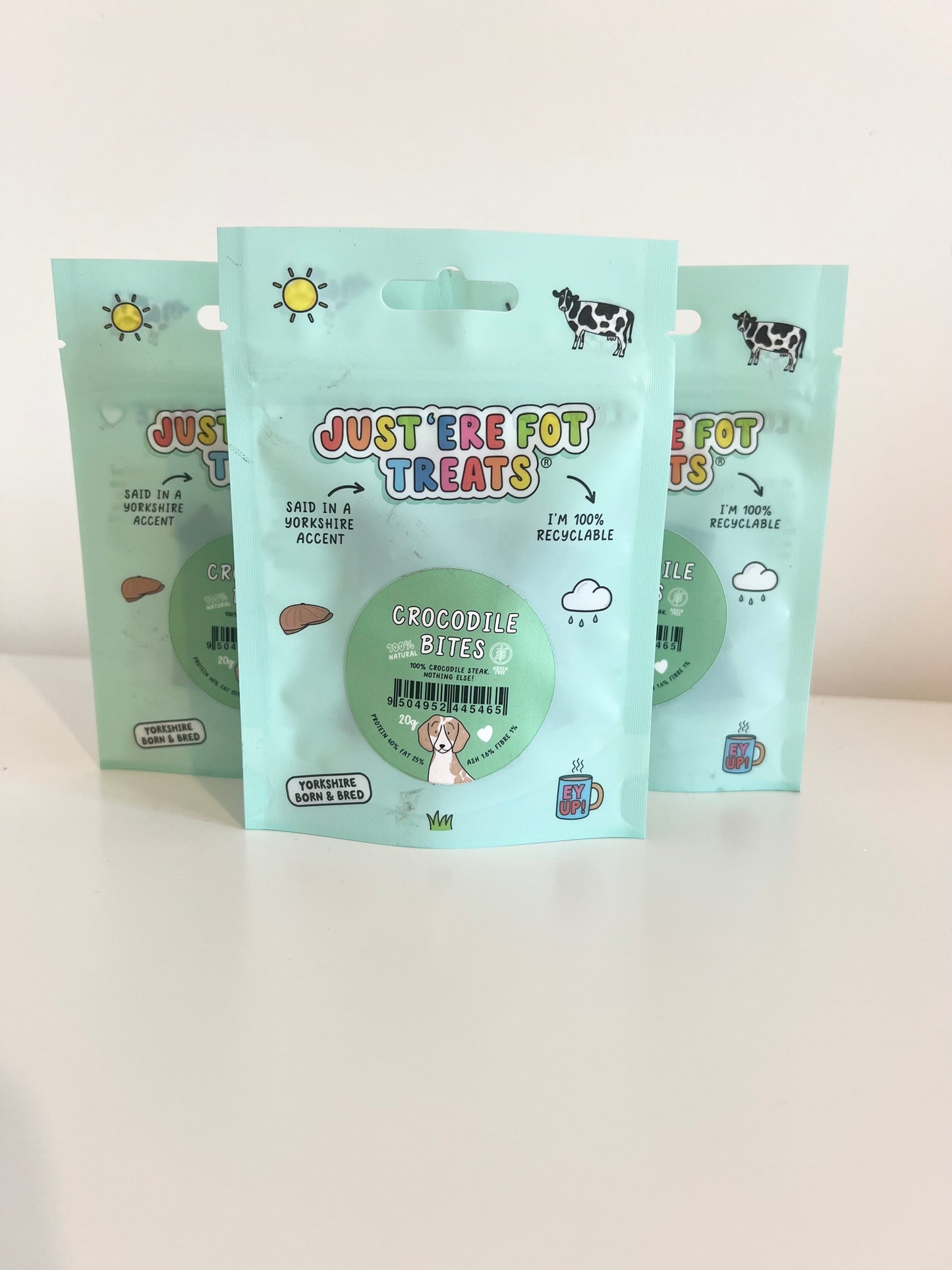 Just ‘Ere Fot Treats Crocodile Bites Snack Pack 20g