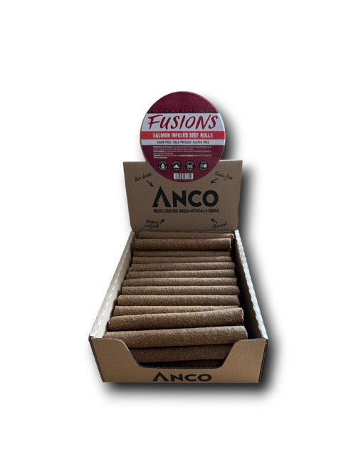 Anco Fusions Salmon Infused Beef Rolls