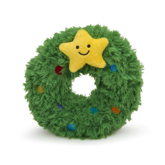 Petface Remy Wreath Plush & Rubber Toy