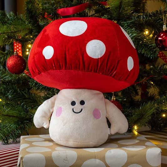 Zoon Large Shroom PlayPal Red & White Mushroom Soft Dog Toy